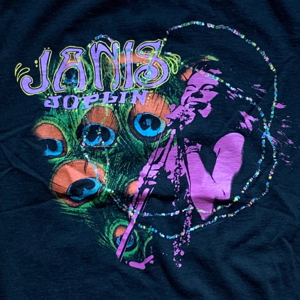 NWOT Janis Joplin Tee Shirt, Size Large